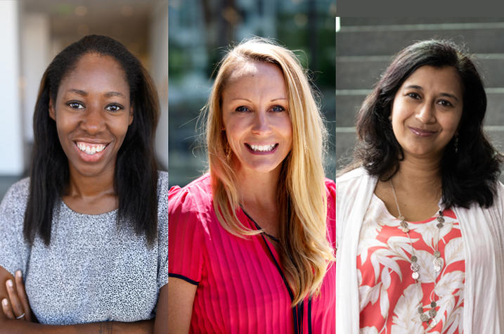 Markey Cancer Center researchers Jessica Burris, Melinda Ickes and Shyanika Rose are addressing high rates of tobacco use with innovative studies and tactics.