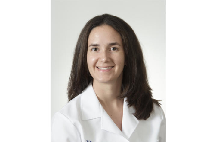 image of Dr. Meghan Marsac in white coat