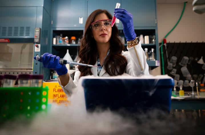 University of Kentucky researcher Nika Larian has been awarded a Science & Technology Policy Fellowship with the American Association for the Advancement of Science. Pete Comparoni | UK Photo.