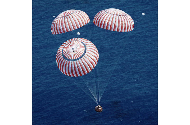 photo of parachutes