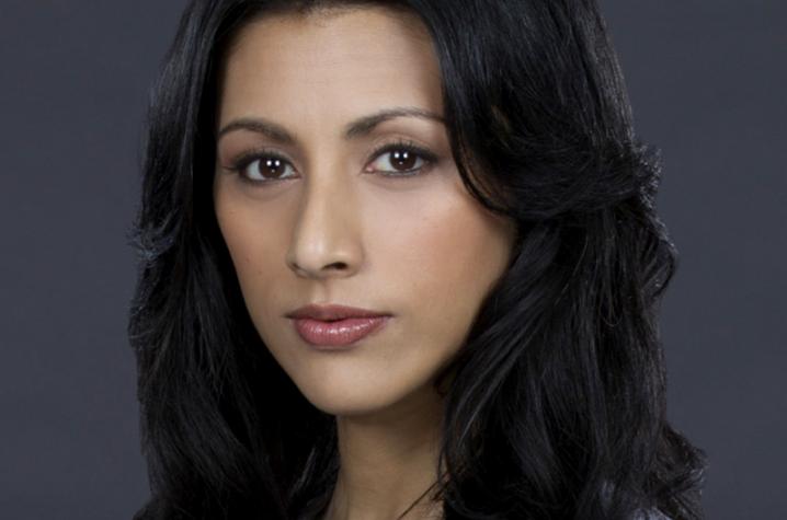 Reshma Shetty in doctor's coat for "Pure Genius" on CBS