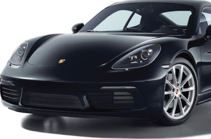 image of black Porsche