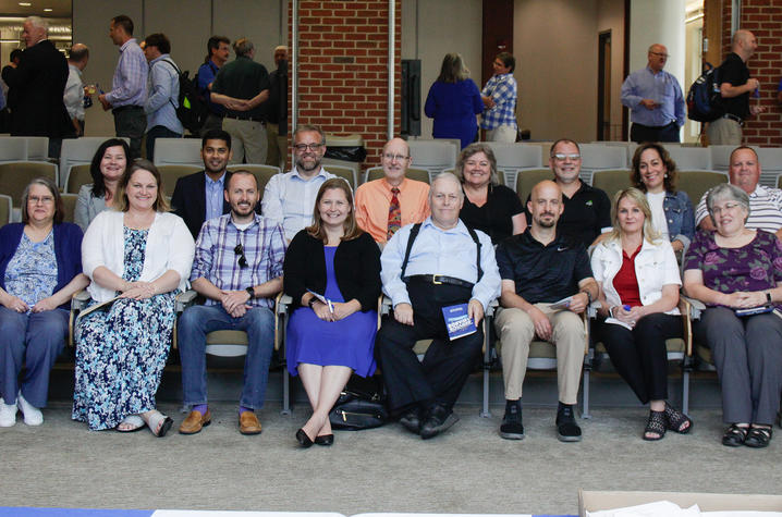 ITS Employee Service Award and Customer Excellence Award recipients. Picture courtesy of Rebecca Clements, ITS.