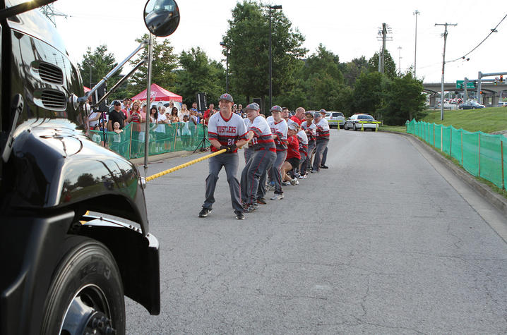 photo of 2016 truck pull for Special Olympics