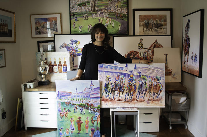 Aimee Griffith, a 2006 ISC graduate, was recently named the official artist of the 148th Kentucky Derby and Kentucky Oaks