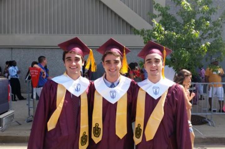 This is a photo of the Childress Triplets