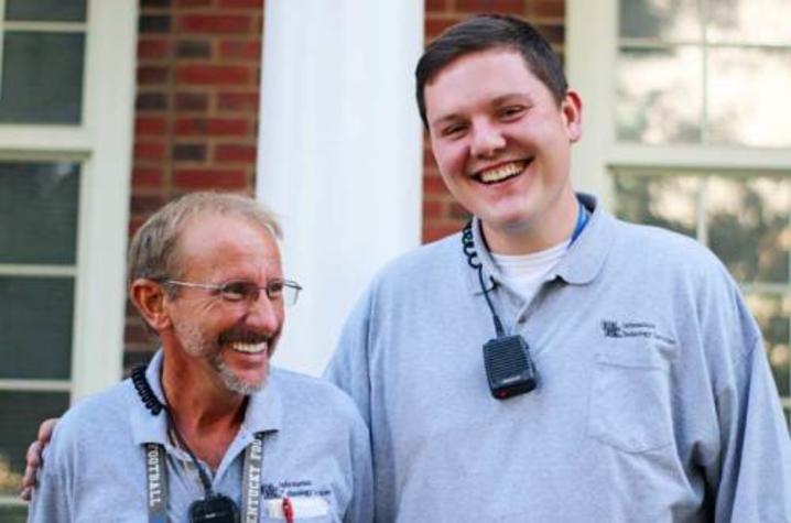 Robert Holder and Chase Bronaugh from the Outside Plant crew (OSP) of Networking & Infrastructure experienced a halt in their work day as it turned into a joint effort to save a man’s life.