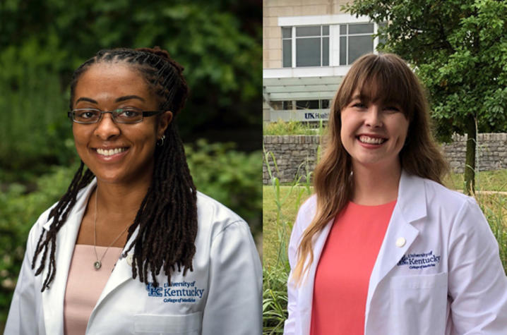 White Coats for Black Lives fellows Thailandria Daniels and Megan Stewart.