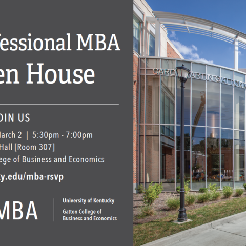 Professional MBA Open House - graphic