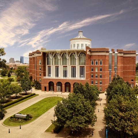 photo of William T. Young Library main entrance