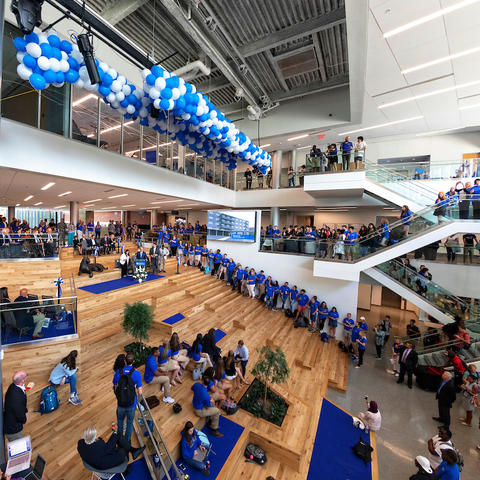photo of Gatton Student Center atrium
