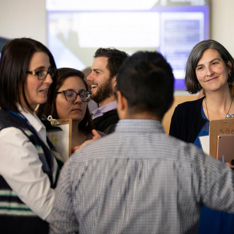 Markesbery symposium and poster judging for Sanders Brown Center on Aging on November 6, 2019. Photo by Pete Comparoni | UKphoto