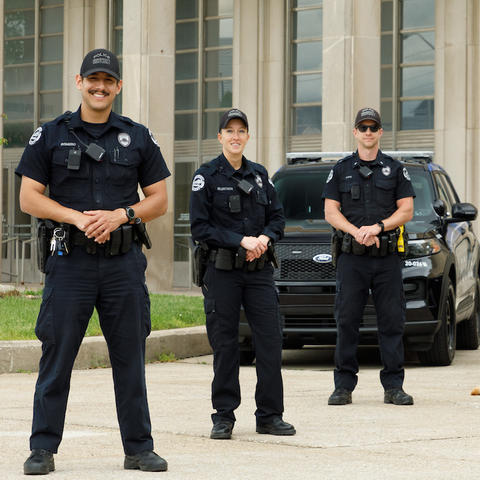 Photo of UKPD officers