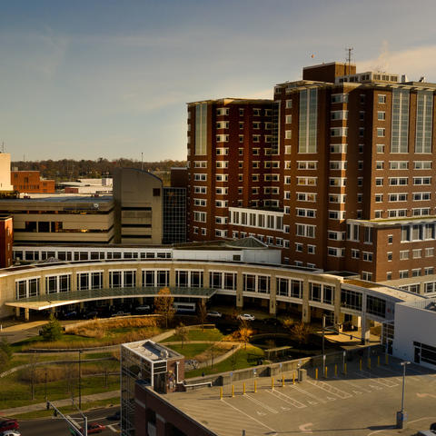This is a photo of the University of Kentucky medical campus.