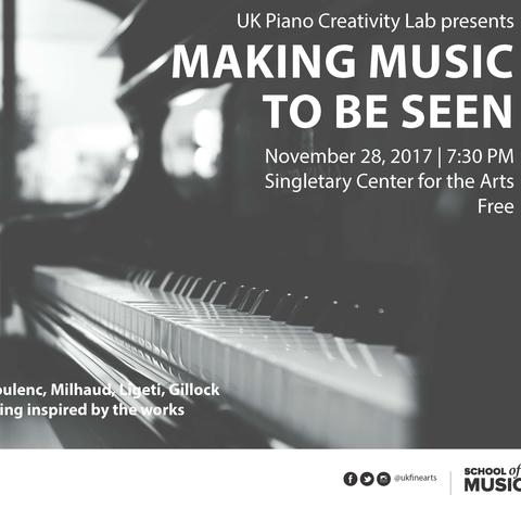 photo of "Making Music to Be Seen" poster