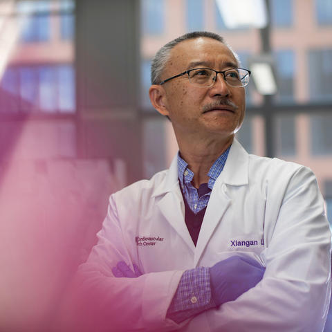 UK professor Xiangan Li received a $1.9 million NIH R35 grant, which will fund his research on sepsis over the next five years. Pete Comparoni | UK Photo. 