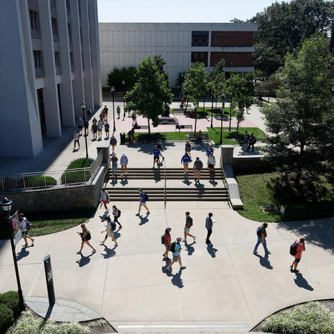 Photo of Students Walking on Campus