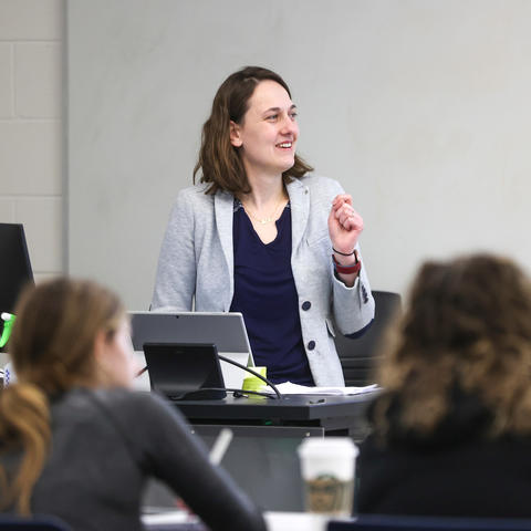 Photo of Professor Chwatko Teaching