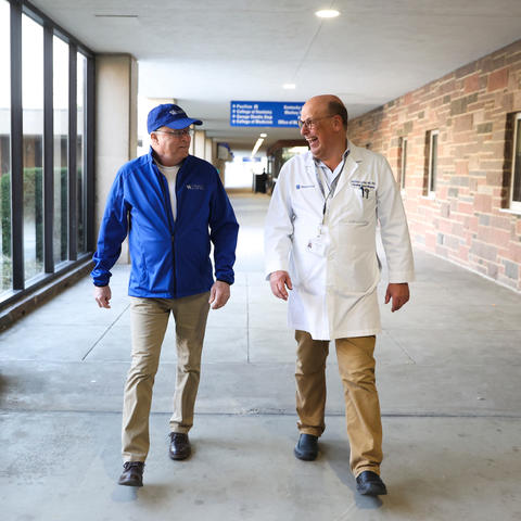 Andy Biermann and Matthias Loebe, M.D., Ph.D.