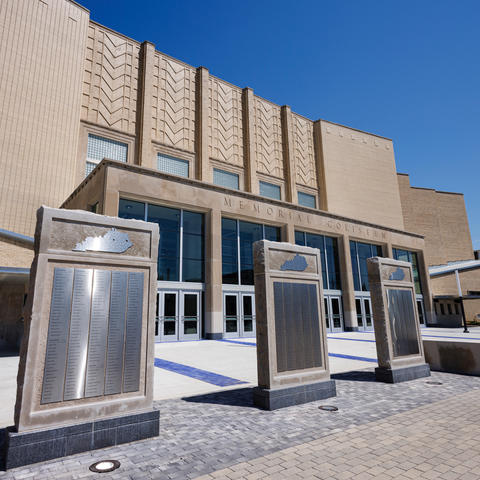 This is a photo of the newly renovated Historic Memorial Coliseum on the UK campus. 