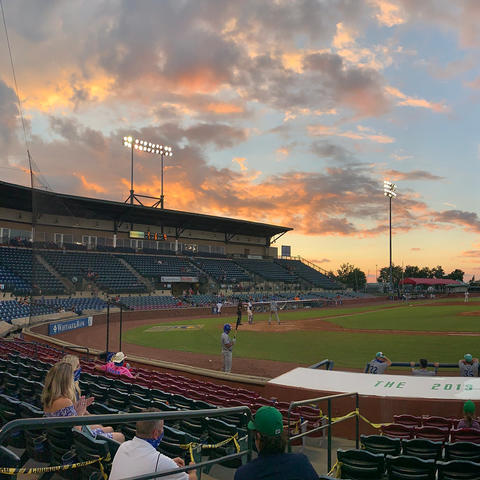 panoramic photo of Legends ballpark