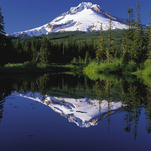 photo of mountain landscape
