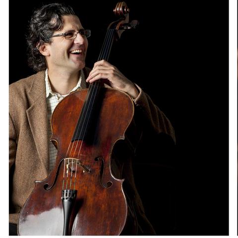 photos of Amit Peled with cello and John Nardolillo conducting