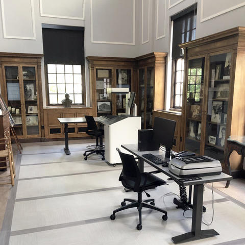 photo of new equipment in Breckinridge Research Room