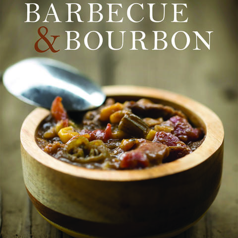 detail photo of cover of  "Burgoo, Barbecue, and Bourbon" by Albert W.A. Schmid