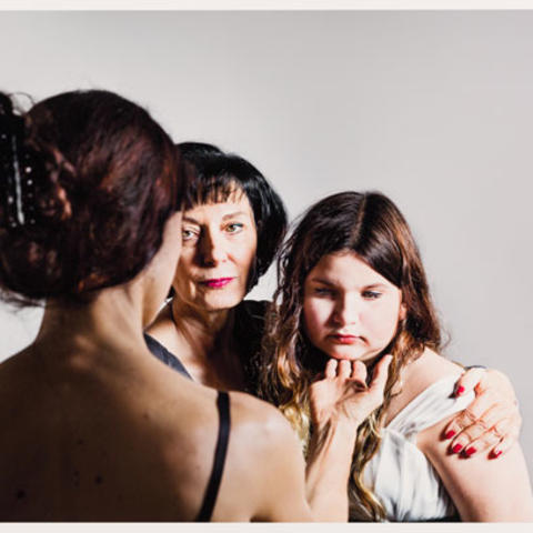 “My mother wants me to forgive my daughter,” by photographer Elinor Carucci.