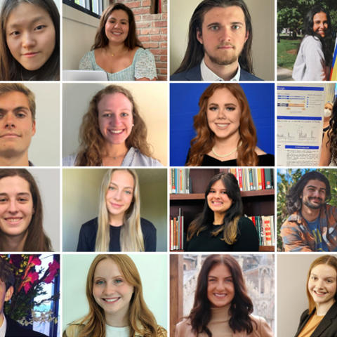 The 2022 Commonwealth Undergraduate Research Experience (CURE) fellows. 
