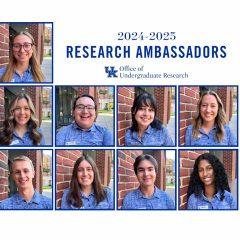 2024-25 Undergraduate Research Ambassadors. Photo provided by OUR. 