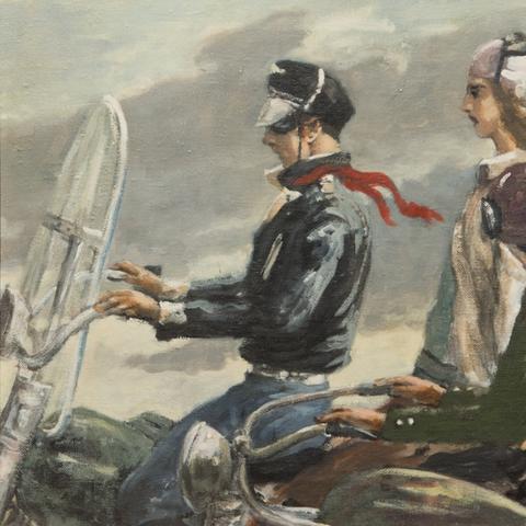 photo of "Motorcyclists" by Edward Melcarth