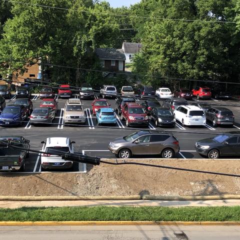 photo of Elizabeth Street parking lot