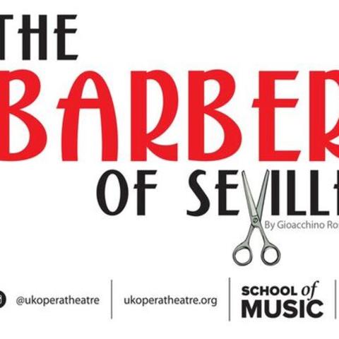 photo of Facebook banner for UK Opera Theatre's "The Barber of Seville"
