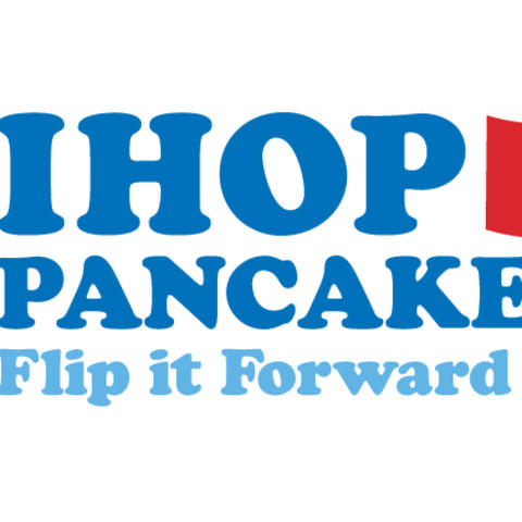 graphic advertising free pancake day at IHOP