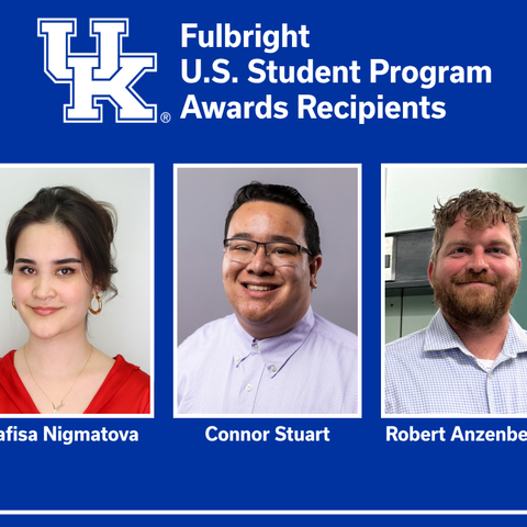 University of Kentucky Fulbright award recipients 