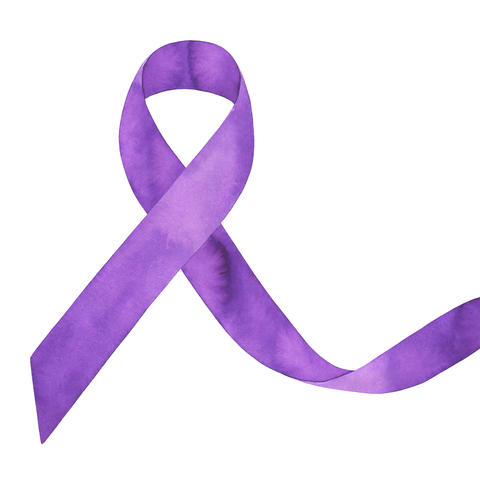 purple domestic violence awareness ribbon