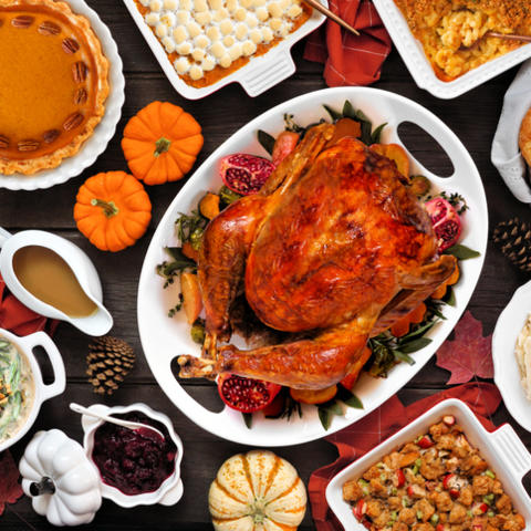 Thanksgiving spread