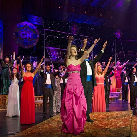 photo of cast of "It's a Grand Night for Singing!"