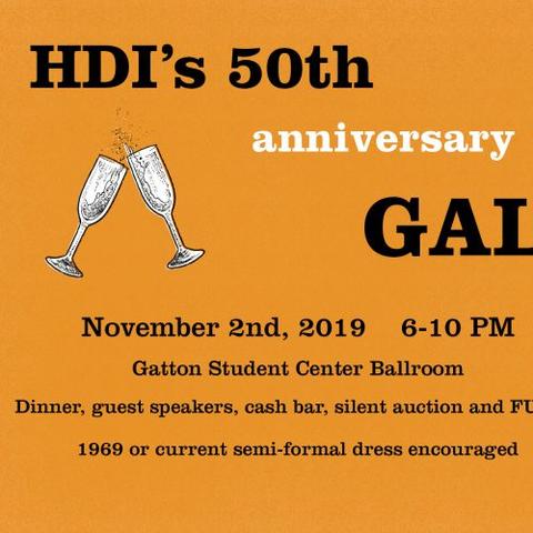 In celebration of HDI's 50th anniversary they are hosting an anniversary gala.