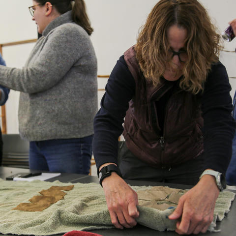 A photo from the Natural Dying Workshop.