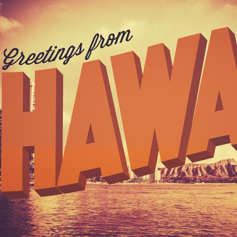 photo of Hawaii postcard