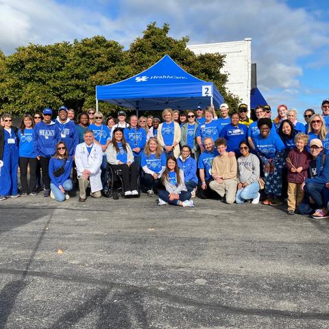 Barnstable Brown Diabetes Center team members and other partners were thrilled to welcome more than 500 people to their "Be Healthy Bash". Photo provided by UK HealthCare Brand Strategy.