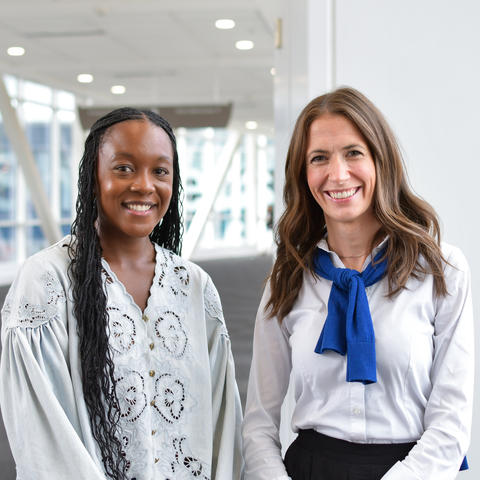 Kangai Miriti and Kylee Causey