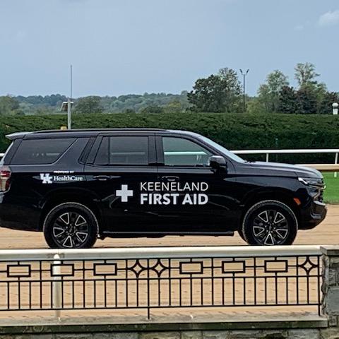 Keeneland/UK HealthCare chase vehicle