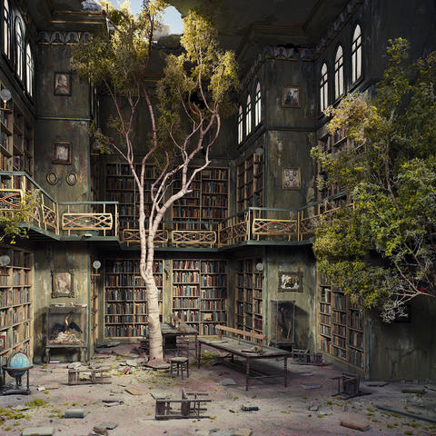photo of "Library" from "The City" by Lori Nix