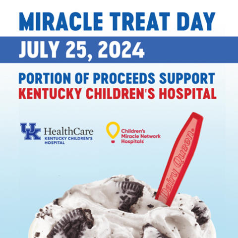 promo graphic of DQ Miracle Treat Day