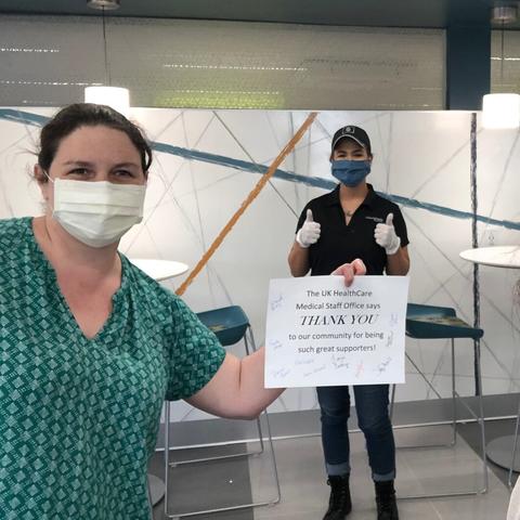 Photo of front-line workers