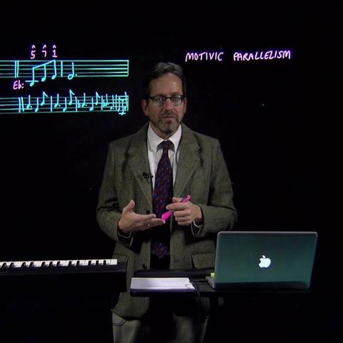 photo of Kevin Holm-Hudson teaching a lesson from "Music Theory Remixed"